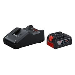 Bosch GAL 18V-40 Şarj Cihazı + 1 X GBA 18V 4.0Ah Yedek Akü-Yedek Batarya