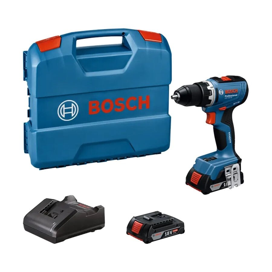 Bosch GSR 18V-65 Akülü Delme Vidalama 2 X 18V 2Ah Akülü