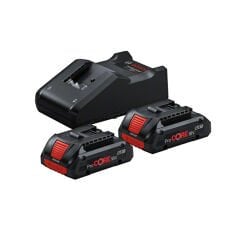 Bosch GAL 18V-40 Şarj Cihazı + 2 X ProCORE 18V 4.0Ah Yedek Akü-Yedek Batarya