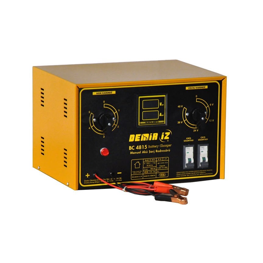 Demiriz BC 4815 Manuel Akü Şarj Redresörü 15 Amper