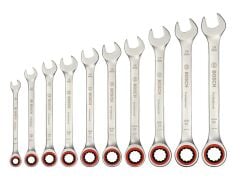 Bosch 1600A02AU0 Cırcır Kombine Anahtar Takımı 10 Parça