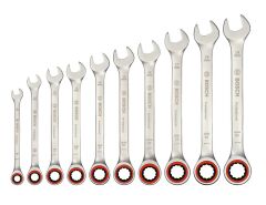 Bosch 1600A02AU0 Cırcır Kombine Anahtar Takımı 10 Parça