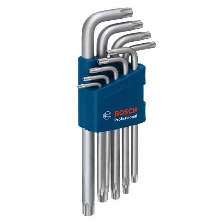 Bosch 1600A01TH4 Alyan Anahtar Takımı Torx 9 Parça