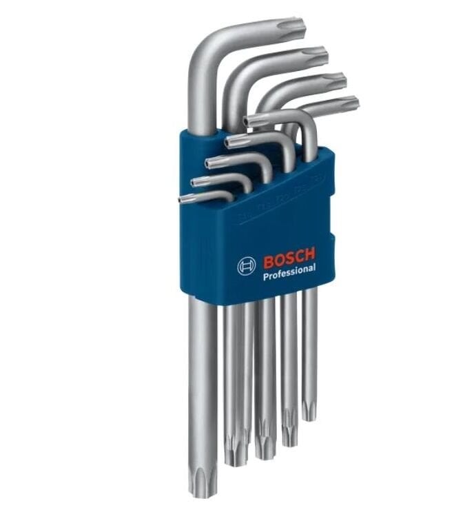 Bosch 1600A01TH4 Alyan Anahtar Takımı Torx 9 Parça