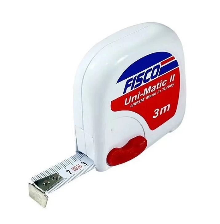 Fisco UM3 Çelik Şerit Metre 3 Metre