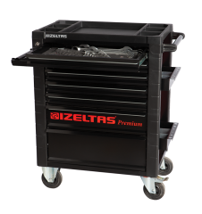 İzeltaş 8245 00 7096 Premium Serisi Takım Dolabı 7 Çekmeceli Dolu 250 Parça