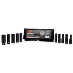 Worldforce 11130 Darbeli Lokma Seti Uzun 1/2'' 10 Parça