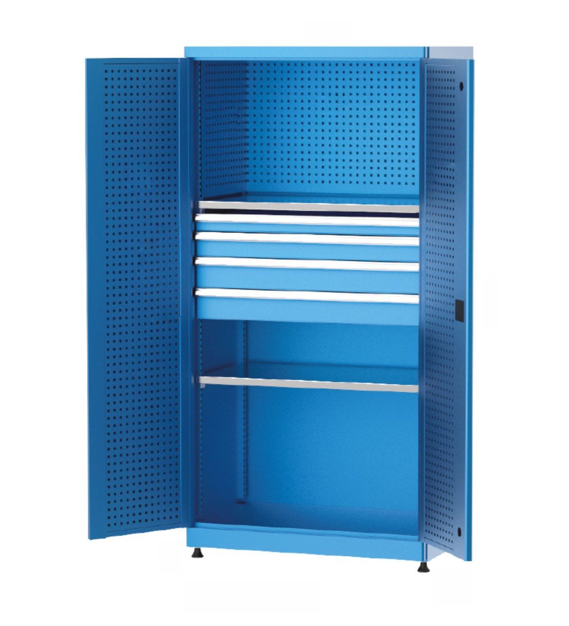 GLS Garaj 6190 Endüstriyel Dolap İçi Askı Saclı 4 Çekmeceli