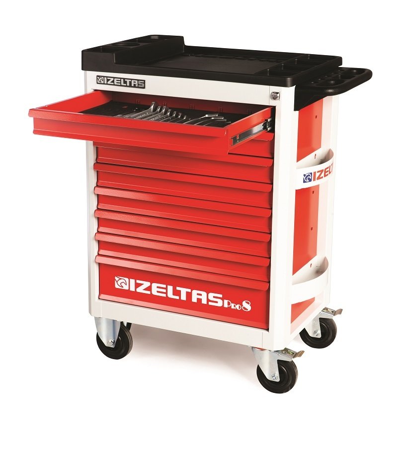 İzeltaş 8241 00 1209 Pro Takım Dolabı Dolu 206 Parça - Hırdavatalalım