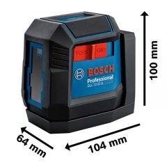 Bosch GLL 12-22 G Yeşil Işık Çapraz Çizgi Hizalama Lazeri