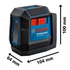 Bosch GLL 12-22 G Yeşil Işık Çapraz Çizgi Hizalama Lazeri
