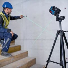 Bosch GLL 12-22 G Yeşil Işık Çapraz Çizgi Hizalama Lazeri