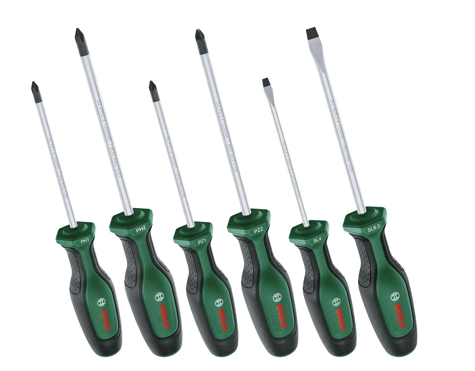 Bosch 1600A02BX7 Tornavida Seti 6 Parça