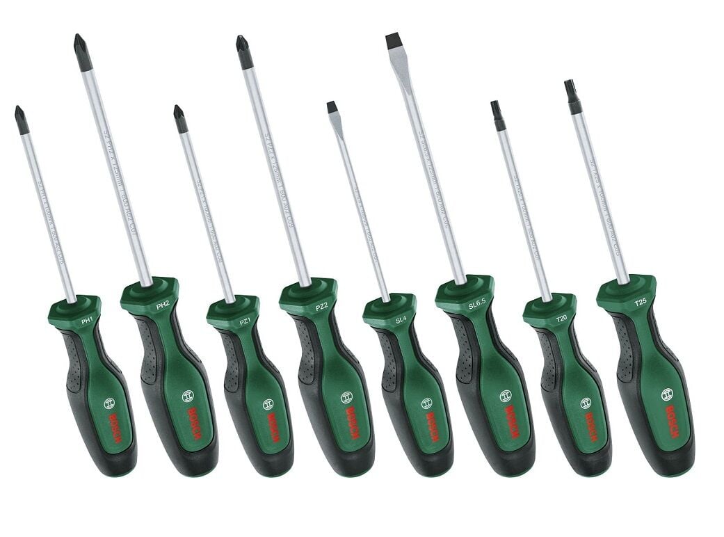 Bosch 1600A02BX8 Tornavida Seti 8 Parça