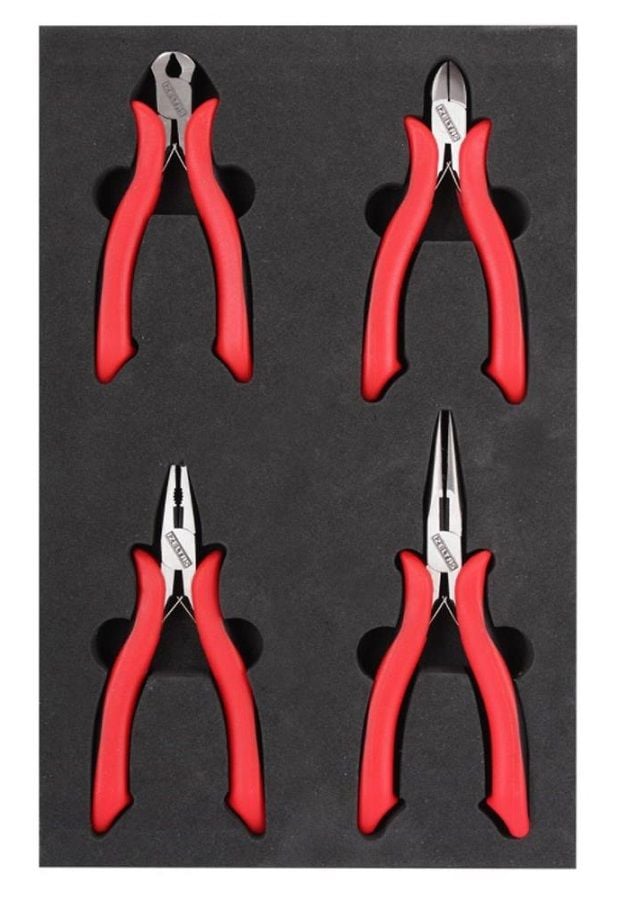 İzeltaş 3560 00 2104 Elektronikçi Keski ve Pense Seti 4 Parça