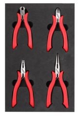 İzeltaş 3560 00 2104 Elektronikçi Keski ve Pense Seti 4 Parça