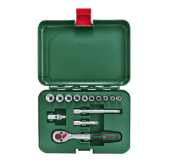 Bosch 1600A02BY0 Cırcırlı Lokma Anahtar Seti 1/4'' 14 Parça