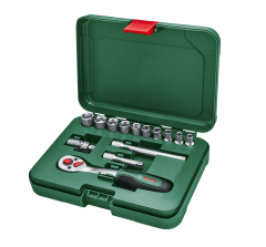 Bosch 1600A02BY0 Cırcırlı Lokma Anahtar Seti 1/4'' 14 Parça