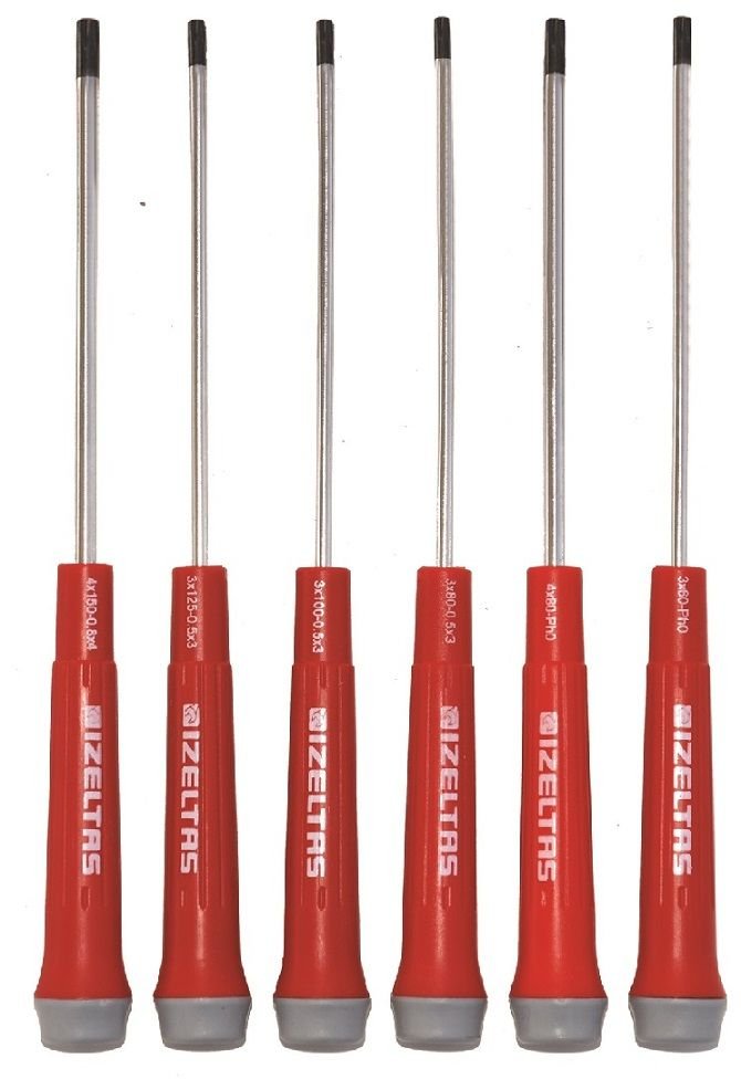 İzeltaş 4530 00 1006 Elektronikçi Klemens Torx Uçlu Tornavida Seti