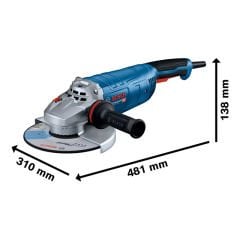 Bosch GWS 27-180 J Taşlama Makinesi 2700 Watt 180 mm