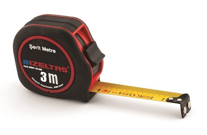 İzeltaş 05881 50 003 Plastik Şerit Metre 3 Metre