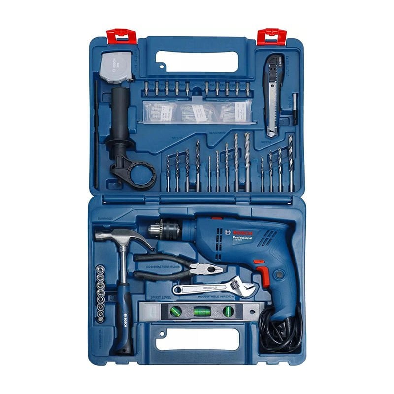 Bosch GSB 600 Darbeli Matkap 600 Watt + 100 Parça Set