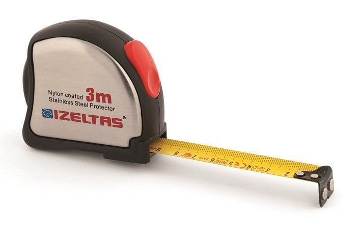 İzeltaş 05881 50 013 Krom Şerit Metre 3 Metre