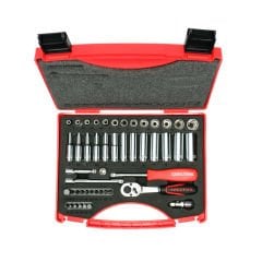 İzeltaş 14000 00 5131 Altı Köşe Lokma Anahtar Takımı 1/4'' ve Bits Set 48 Parça