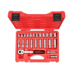 İzeltaş 14000 00 5134 Altı Köşe Lokma Anahtar Takımı 3/8” 24 Parça