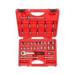 İzeltaş 14000 00 5135 Altı Köşe Lokma Anahtar & Lokma Allen Takımı 3/8” 35 Parça