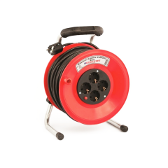 İzeltaş 07410 50 025 Makaralı Uzatma Kablosu Ayaklı 25 Metre