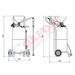 Tarus 9320 Köpük Püskürtme Pompası 24 Lt