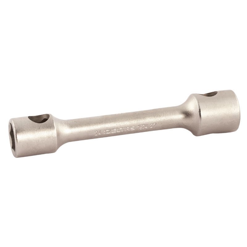 İzeltaş 1874 09 2427 Ağır Tip Bijon Anahtarı İki Ağız Kısa 24x27 mm