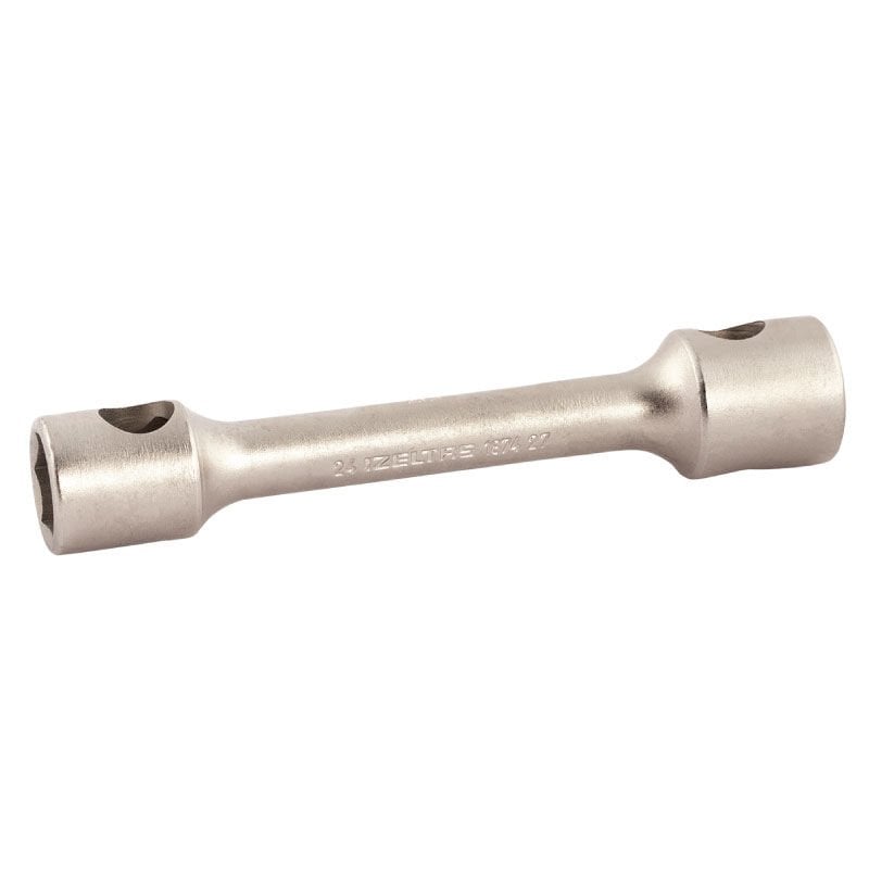 İzeltaş 1874 09 2427 Ağır Tip Bijon Anahtarı İki Ağız Kısa 24x27 mm