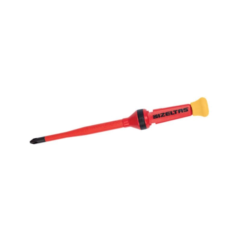 İzeltaş 14000 005339 1000V İzoleli Elektro Slim Yıldız Tornavida Ph1