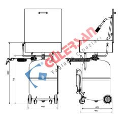 Gülersan 9200 Parça Yıkama Makinesi 80 Lt