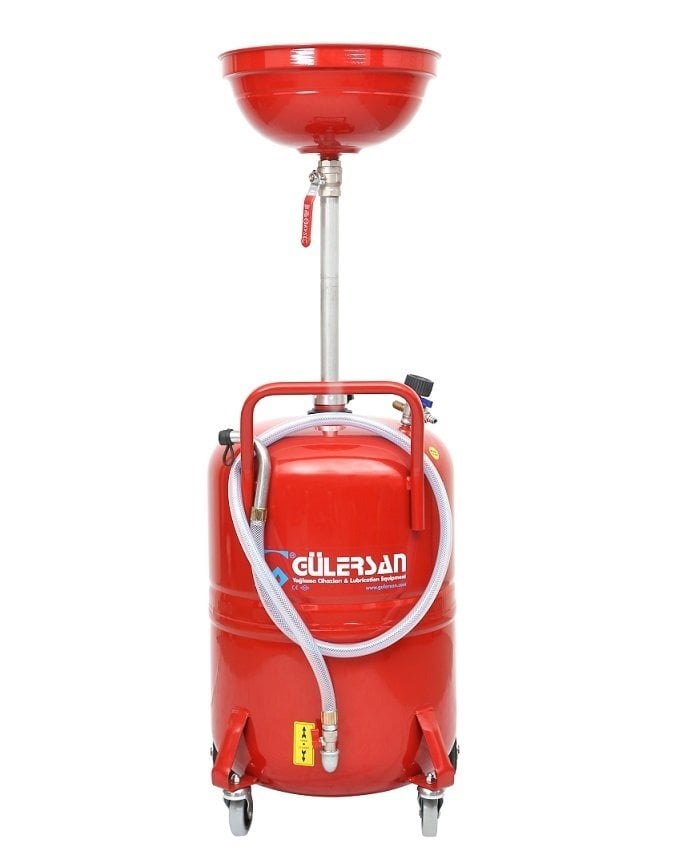 Gülersan 4290 Havalı Yağ Boşaltma Deposu 80 Lt