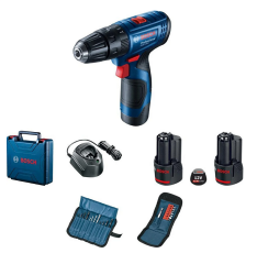 Bosch GSB 120-LI Çift Akülü + 23 Parça Vidalama Seti