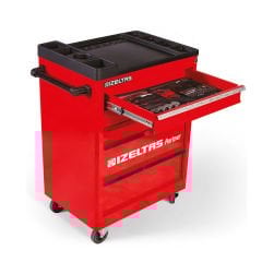 İzeltaş 8235 00 6121 Partner Takım Dolabı İçi Dolu 5 Çekmece 118 Parça