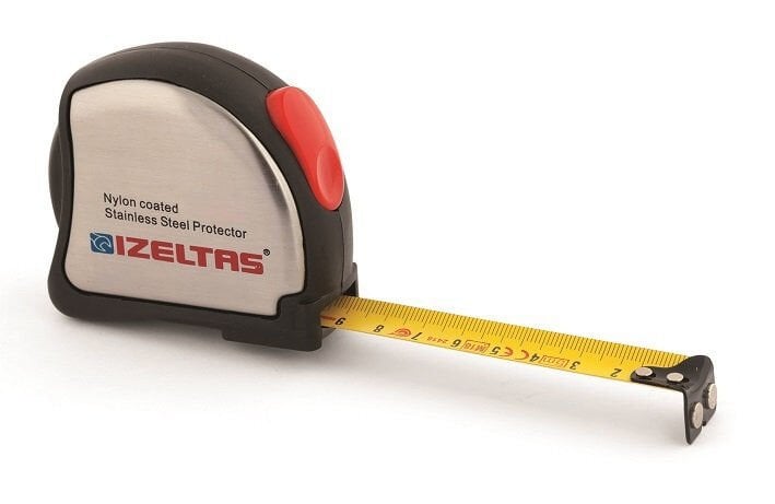 İzeltaş 14000005371 Krom Şerit Metre 8 Mt