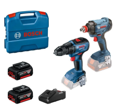 Bosch GDX 180-LI + GSR 18V-50 Akülü Set 2x5 Ah Akülü