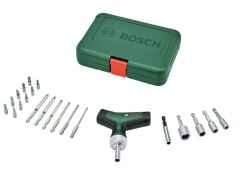Bosch 1600A02Z9T  T Tipi Cırcırlı Tornavida Seti 22 Parça