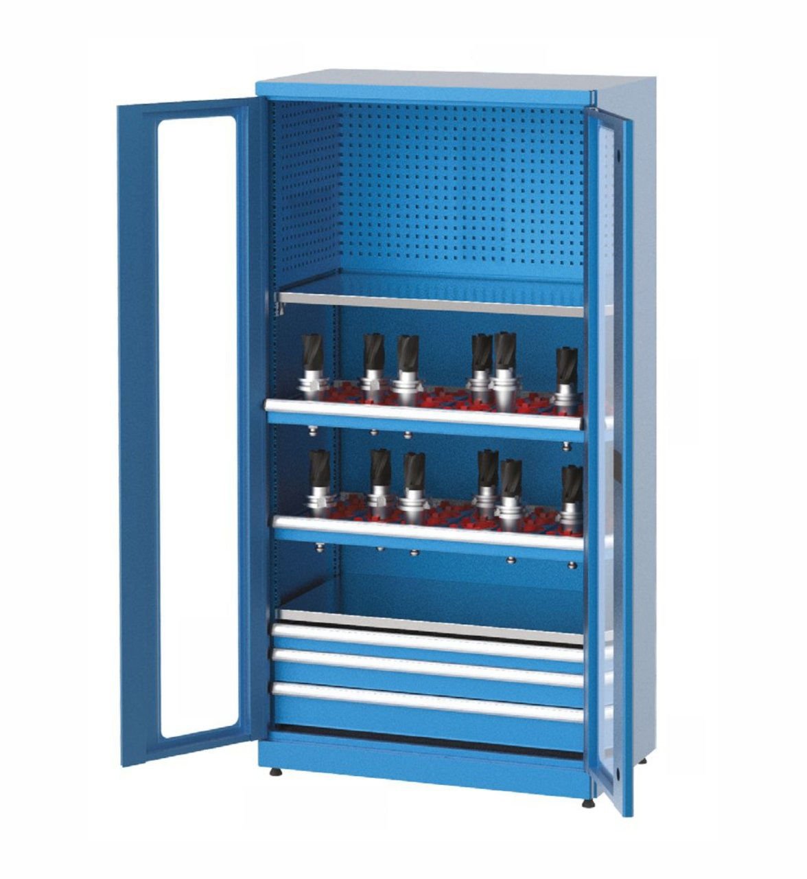 GLS Garaj 2140 CNC Malzeme Dolabı 3 Çekmeceli