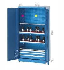 GLS Garaj 2160 CNC Malzeme Dolabı 3 Çekmeceli