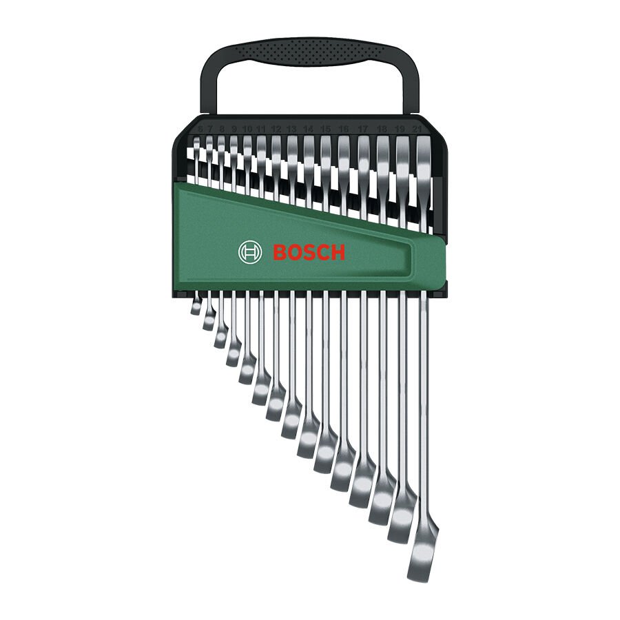 Bosch 1600A02Z9D Açık Uçlu Kombine Anahtar Seti 12 Parça