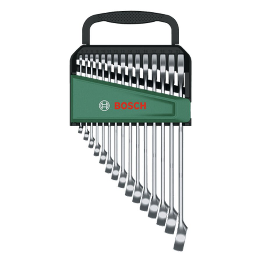 Bosch 1600A02Z9E Kombine Anahtar Seti 15 Parça
