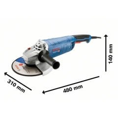 Bosch GWS 2400-230 P Büyük Taşlama Makinesi 2400 Watt 230 mm