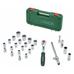 Bosch 1600A02Z9F Cırcırlı Lokma Seti 1/2'' 25 Parça