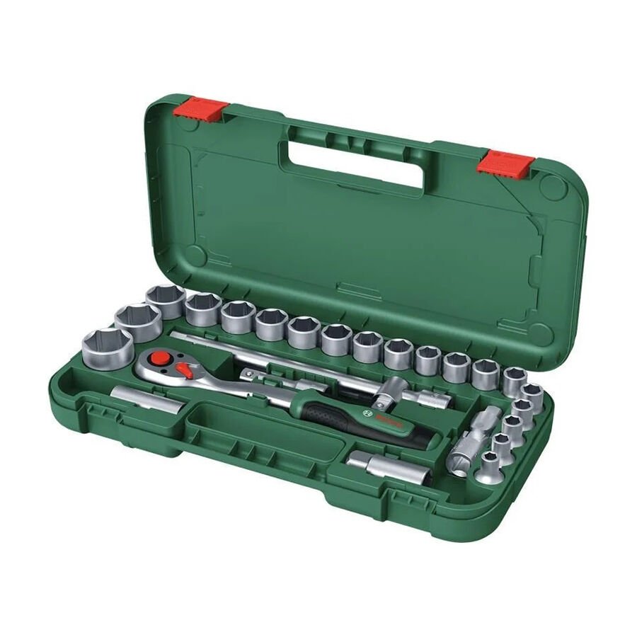 Bosch 1600A02Z9F Cırcırlı Lokma Seti 1/2'' 25 Parça