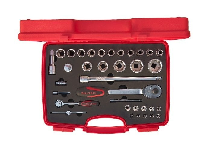 İzeltaş 1113 00 1038 Lokma Takımı 1/4 - 1/2'' 35 Parça